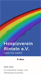 Mobile Screenshot of hospizverein-rinteln.de